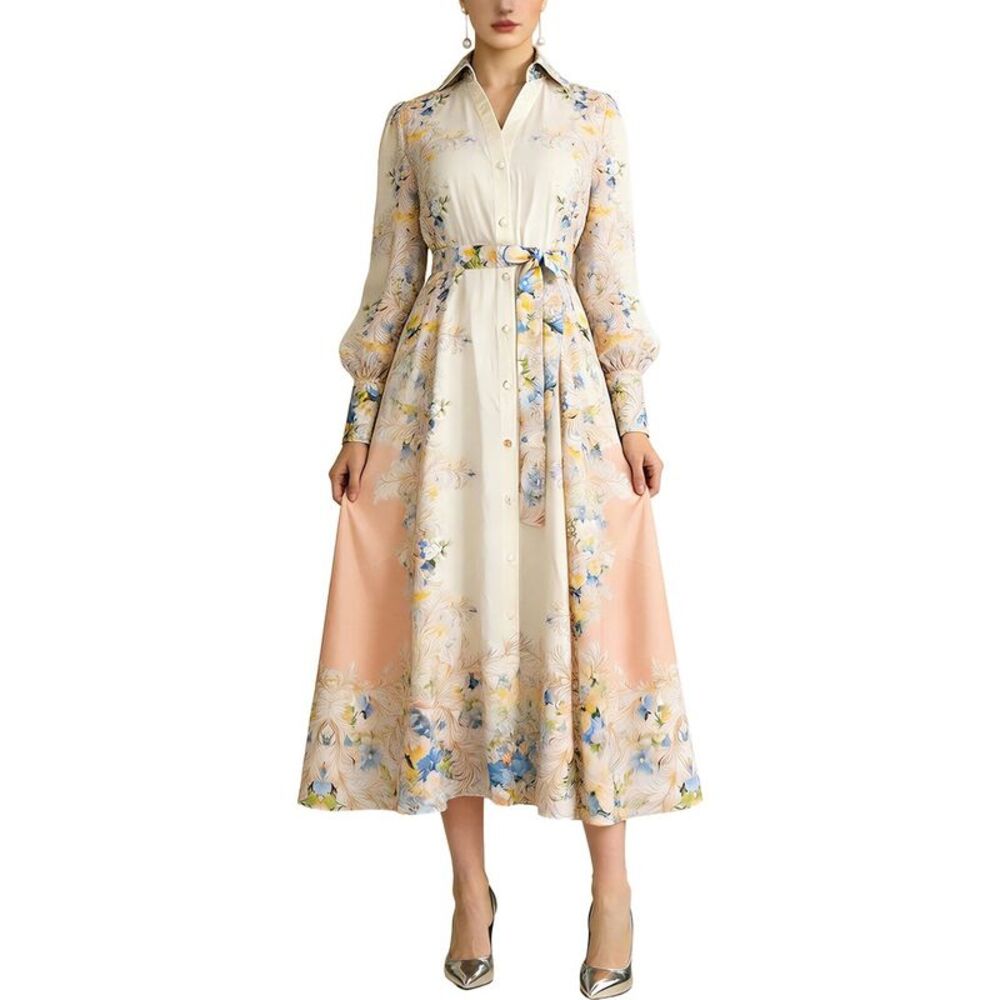 Vincent Womens  Midi Dress